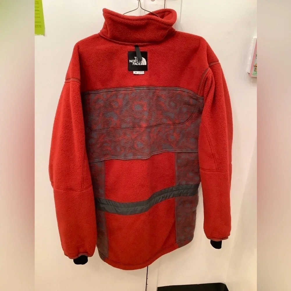 VTG USA North Face TNF Rage Men's Medium Fleece Pullover High Cowl Neck Jacket - Picture 16 of 16